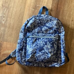Blue flower backpack